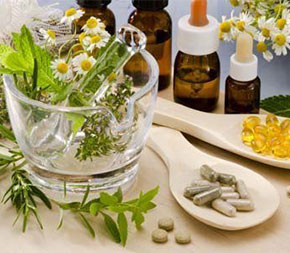 various naturopathic herbs